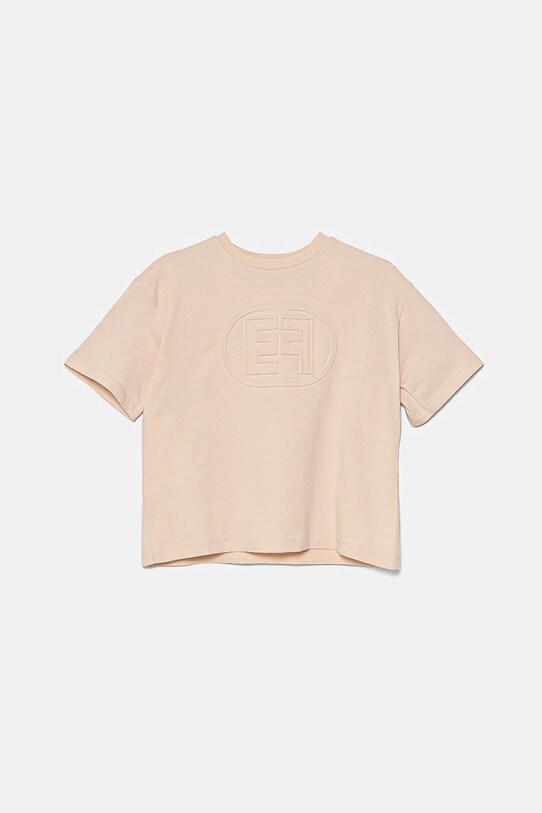 Elisabetta Franchi tricou copii uni bej EFTS233.0.JE006.140.158