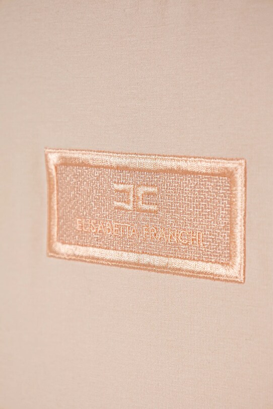 Djevojčice Dječja majica kratkih rukava Elisabetta Franchi EFTS235.0.JE006.140.158 bež