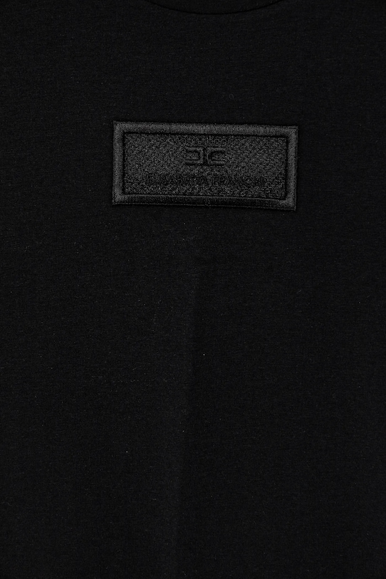 Fete Elisabetta Franchi tricou copii EFTS235.0.JE006.140.158 negru