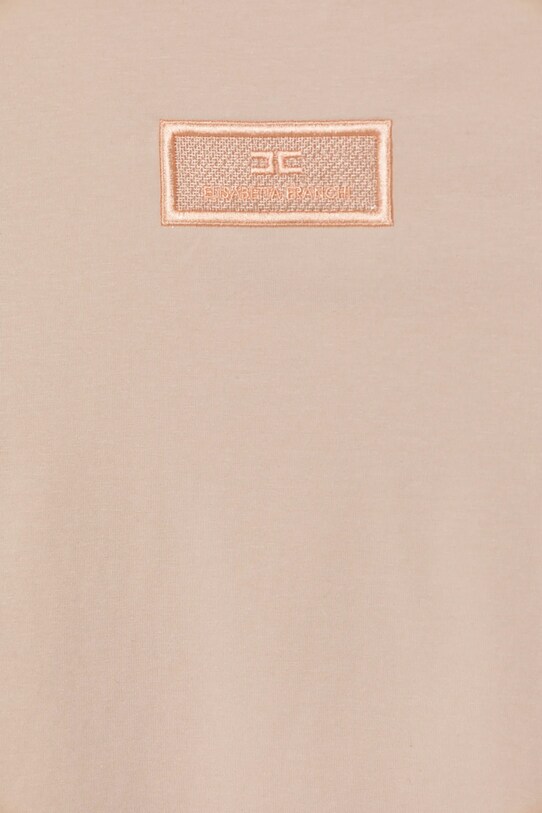 Fete Elisabetta Franchi tricou copii EFTS235.0.JE006.98.128 bej