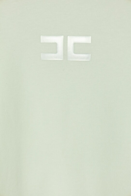 Fete Elisabetta Franchi tricou copii EFTS237.0.JE006 verde