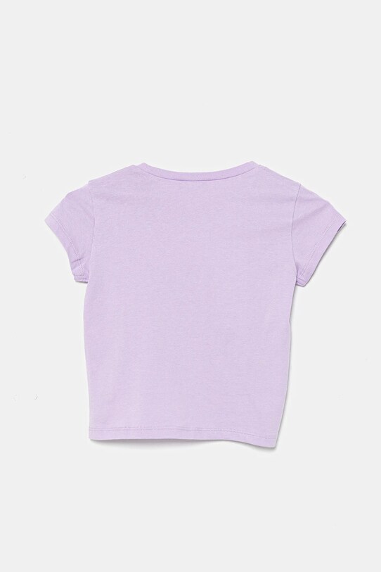 United Colors of Benetton t-shirt in cotone per bambini 3096G10J8.P.Seasonal violetto SS25