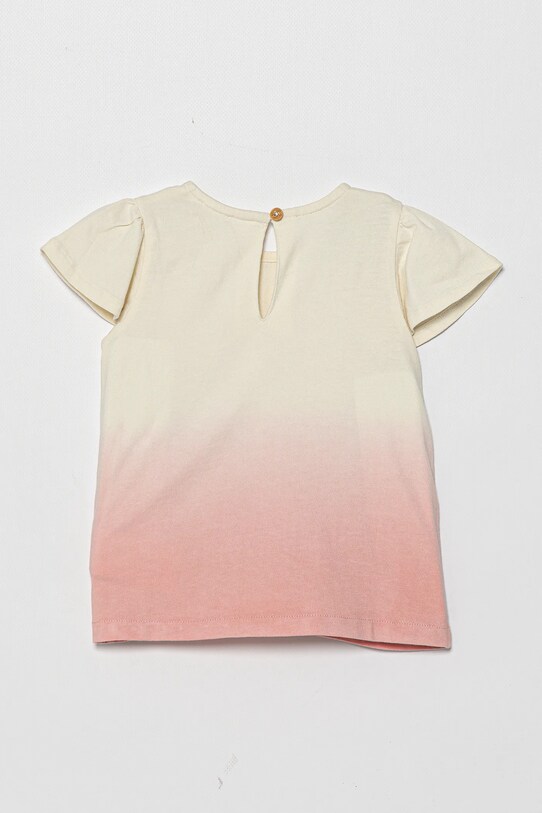 United Colors of Benetton tricou din bumbac pentru bebelusi 3BL0A1066.W.Seasonal roz SS25