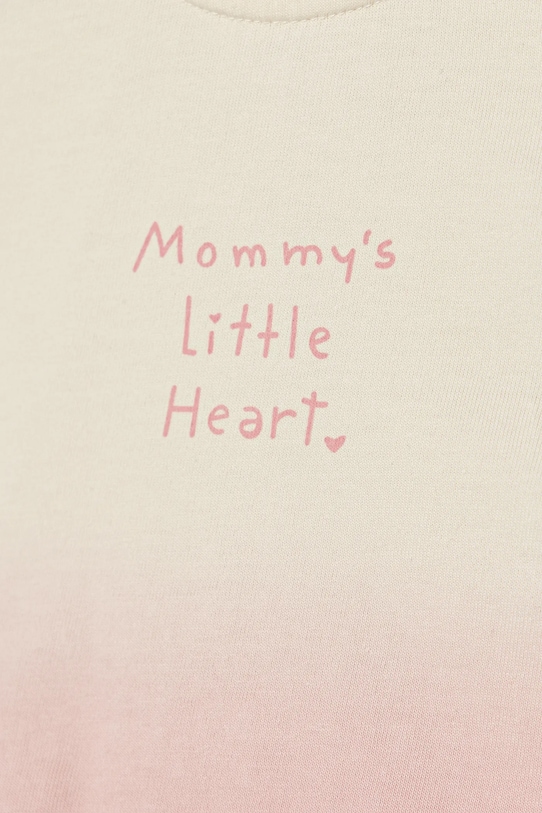 Дівчинка Бавовняна футболка для немовлят United Colors of Benetton 3BL0A1066.W.Seasonal рожевий