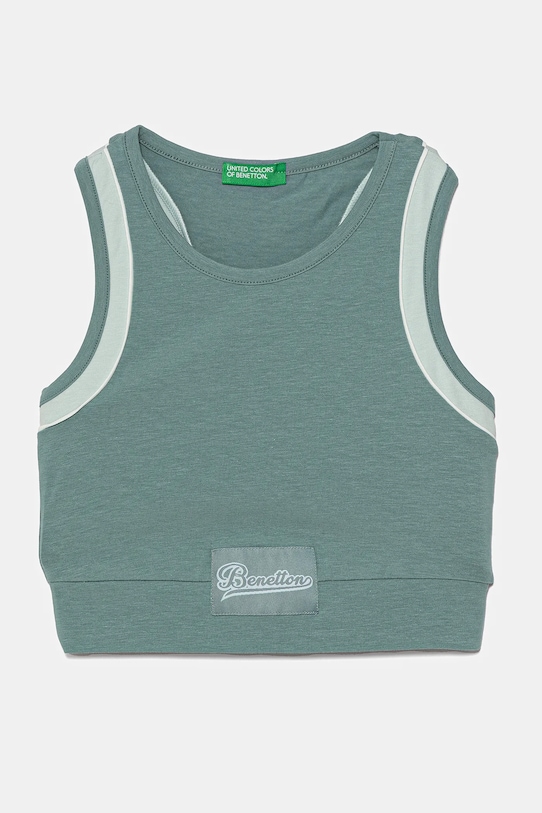 United Colors of Benetton gyerek top elasztánnal türkiz 3P4ZCH01U.G.Seasonal