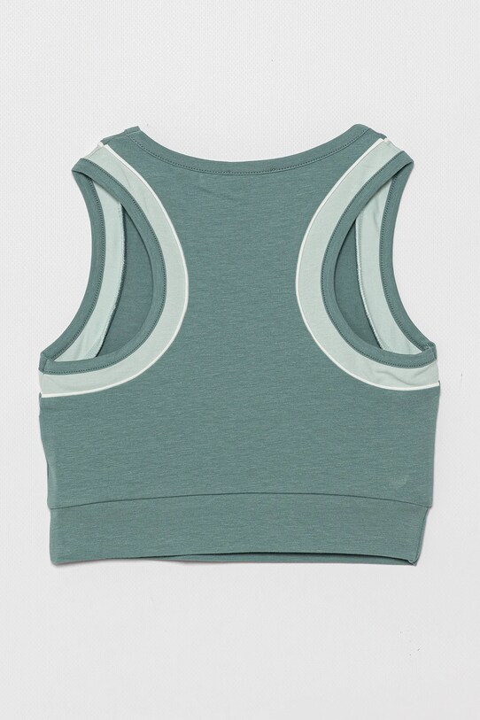 United Colors of Benetton top dziecięcy 3P4ZCH01U.G.Seasonal turkusowy SS25