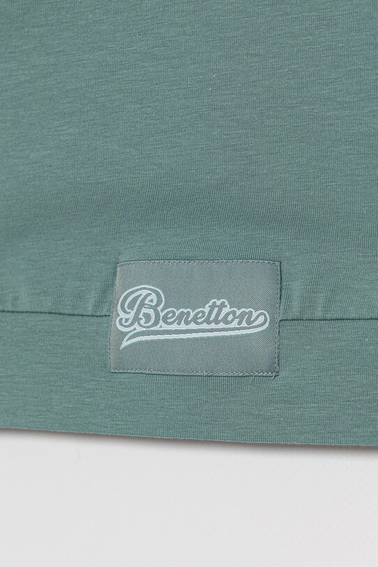 Dziewczynka United Colors of Benetton top dziecięcy 3P4ZCH01U.G.Seasonal turkusowy