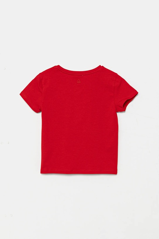 United Colors of Benetton maglietta per bambini 3P4ZC10O0.G.Seasonal rosso SS25