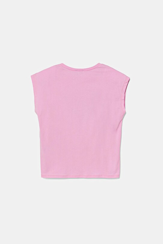 United Colors of Benetton t-shirt in cotone per bambini 3JERC10PB.G.Seasonal rosa SS25