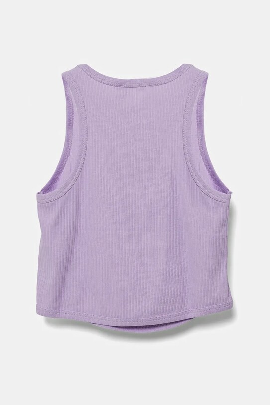 Дитячий бавовняний топ United Colors of Benetton 31H3CH01F.G.Season.PPYA фіолетовий SS25