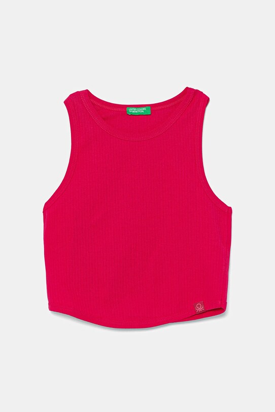 Дитячий бавовняний топ United Colors of Benetton бавовна рожевий 31H3CH01F.G.Season.PPYA