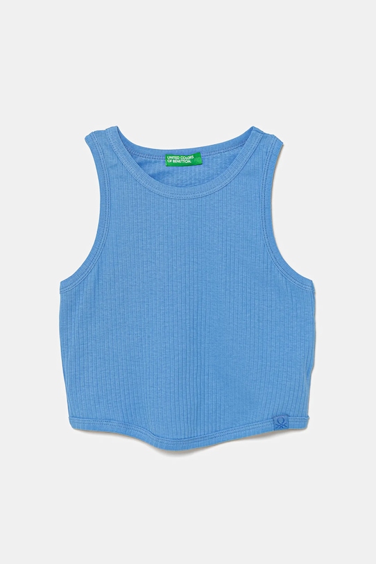 Detský bavlnený top United Colors of Benetton bavlna modrá 31H3CH01F.G.Season.PPYA