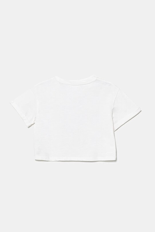 United Colors of Benetton tricou de bumbac pentru copii 3SDLC10OX.G.Seasonal alb SS25