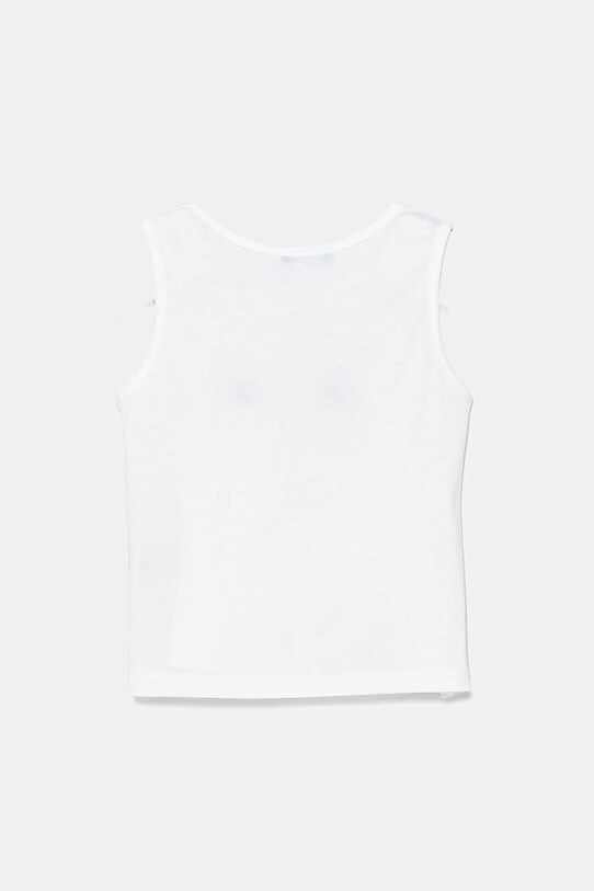 United Colors of Benetton top bawełniany dziecięcy 3I1XGH012.P.Seasonal biały SS25