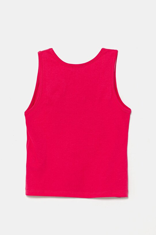 United Colors of Benetton top bawełniany dziecięcy 3I1XGH012.P.Seasonal różowy SS25