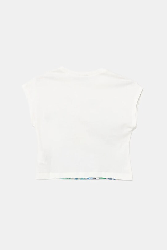 Детская хлопковая футболка United Colors of Benetton 3I1XG10JH.P.Seasonal белый SS25