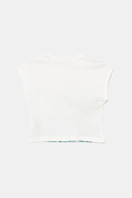 United Colors of Benetton tricou de bumbac pentru copii 3I1XG10JH.P.Seasonal alb SS25