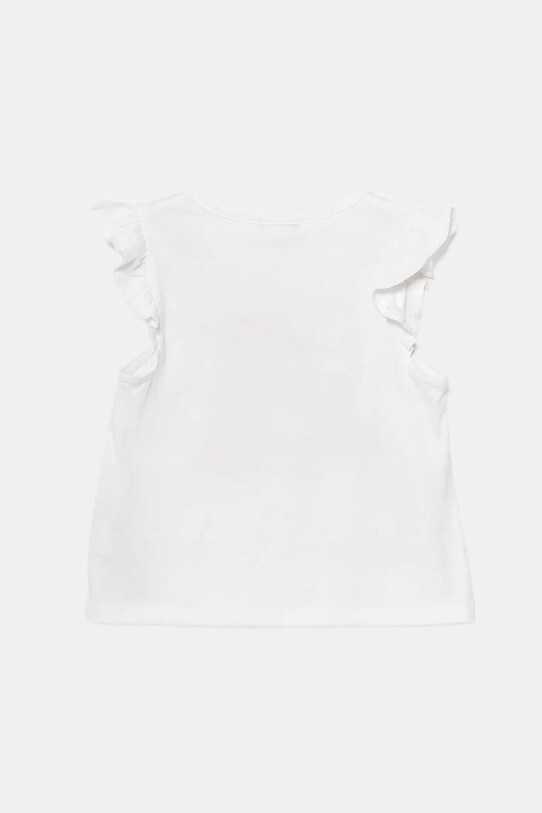 United Colors of Benetton tricou de bumbac pentru copii 3I1XG10JK.P.Seasonal alb SS25