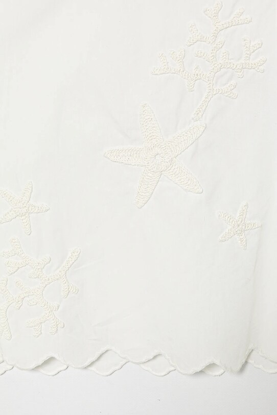 Παιδική βαμβακερή μπλούζα United Colors of Benetton 5Q2LCH00E.G.Seasonal λευκό SS25