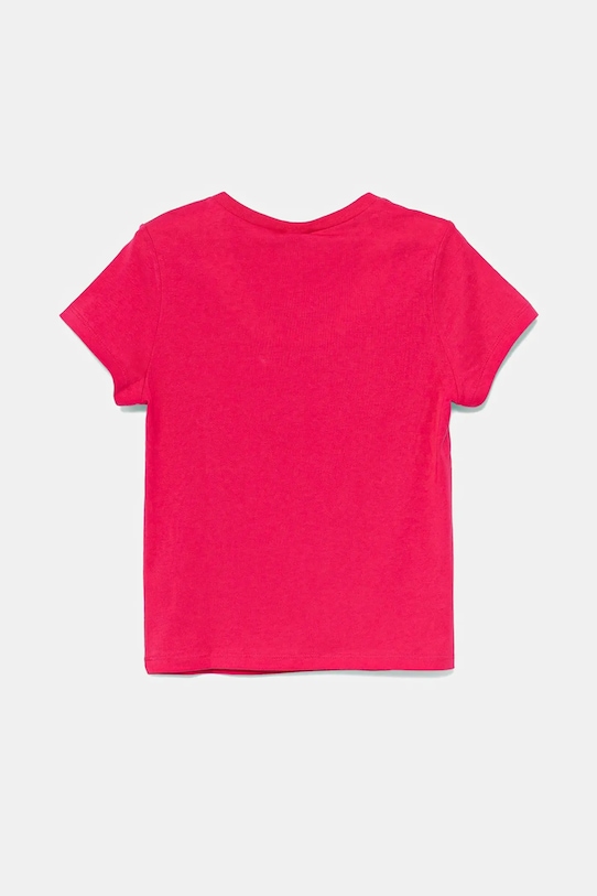 United Colors of Benetton t-shirt bawełniany dziecięcy 3I1XG10JJ.P.Seasonal różowy SS25