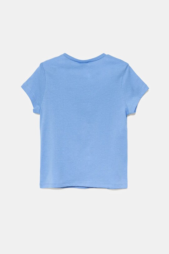 United Colors of Benetton tricou de bumbac pentru copii 3I1XG10JJ.P.Seasonal albastru SS25