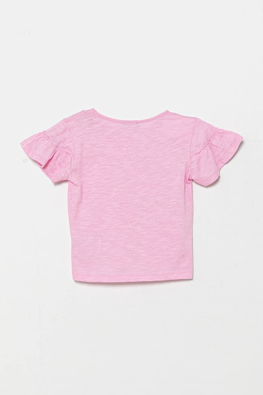 DÍVKA Dětské bavlněné tričko United Colors of Benetton 38V4G10JI.P.Seasonal růžová