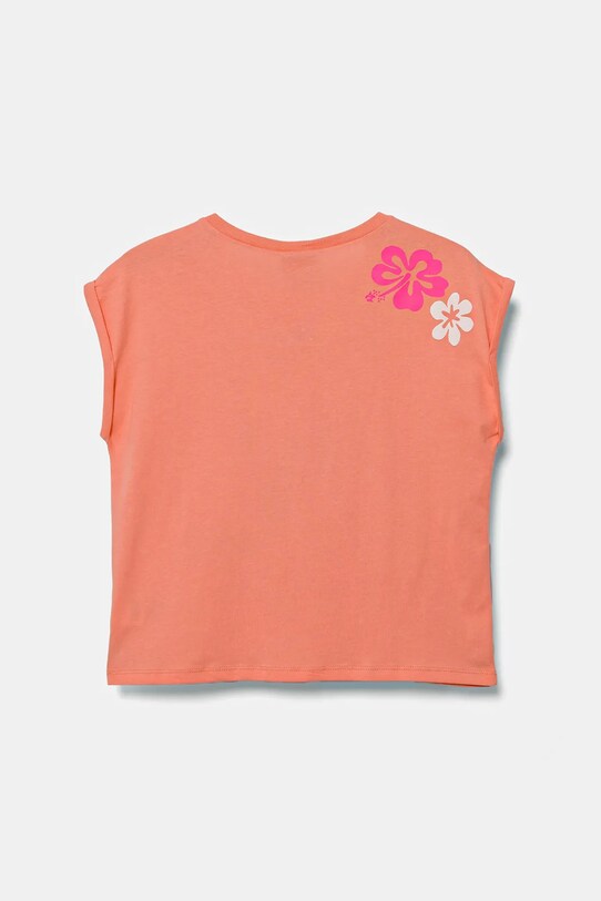 United Colors of Benetton tricou de bumbac pentru copii x Disney 3JERC10P2.G.Seasonal portocaliu SS25