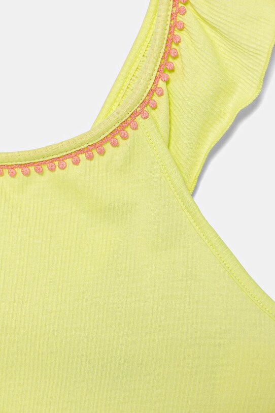 Dziewczynka United Colors of Benetton top dziecięcy 366NCH01X.G.Seasonal zielony