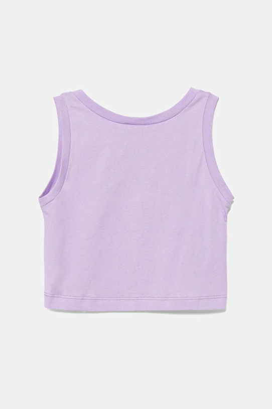 Detský bavlnený top United Colors of Benetton 3I1XCH01Z.G.Seasonal fialová SS25