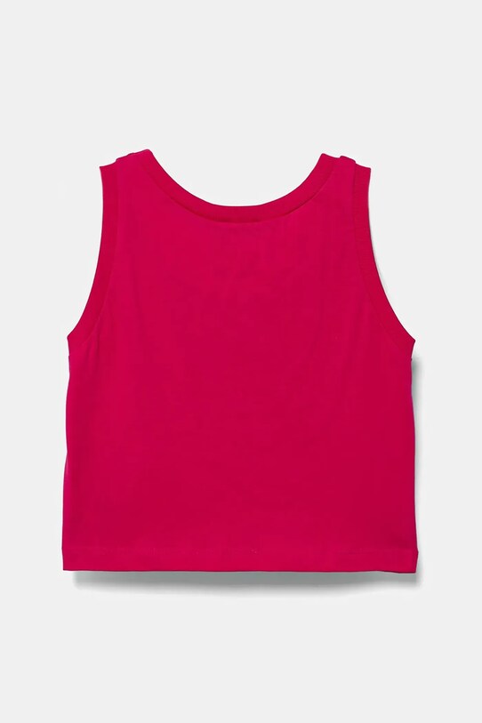 Дитячий бавовняний топ United Colors of Benetton 3I1XCH01Z.G.Seasonal рожевий SS25