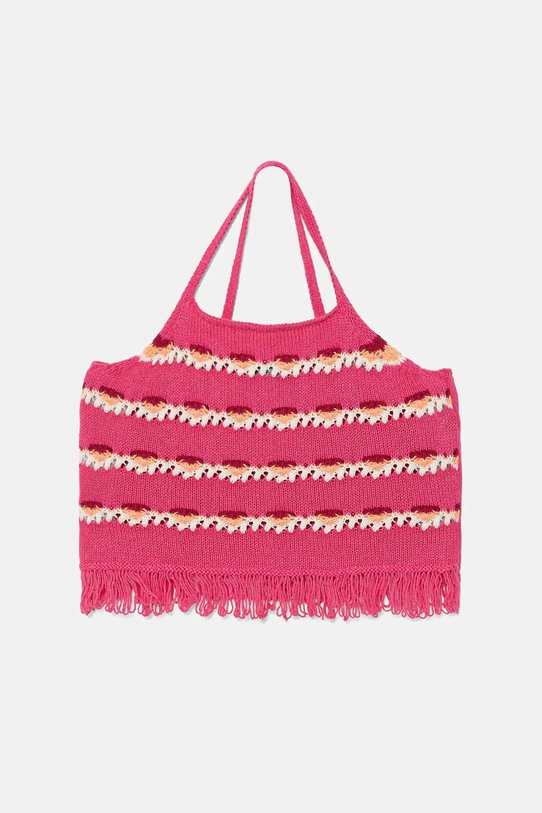 United Colors of Benetton top dziecięcy pozostałe różowy 104FQH00C.G.Seasonal