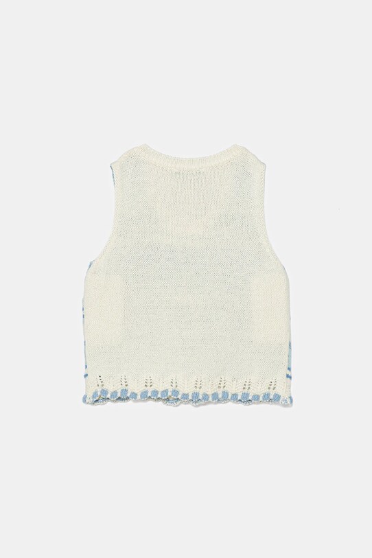 Детский топ United Colors of Benetton 104FHH001.P.Seasonal голубой SS25