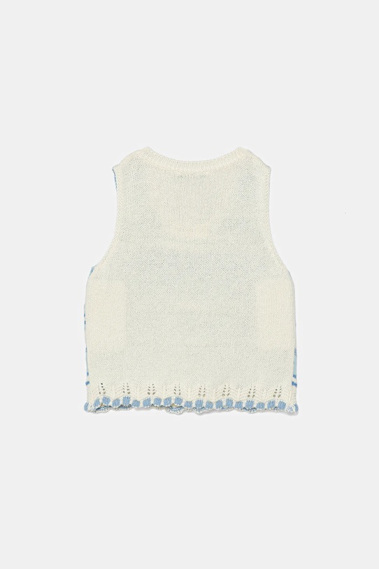 Dětský top United Colors of Benetton 104FHH001.P.Seasonal modrá SS25