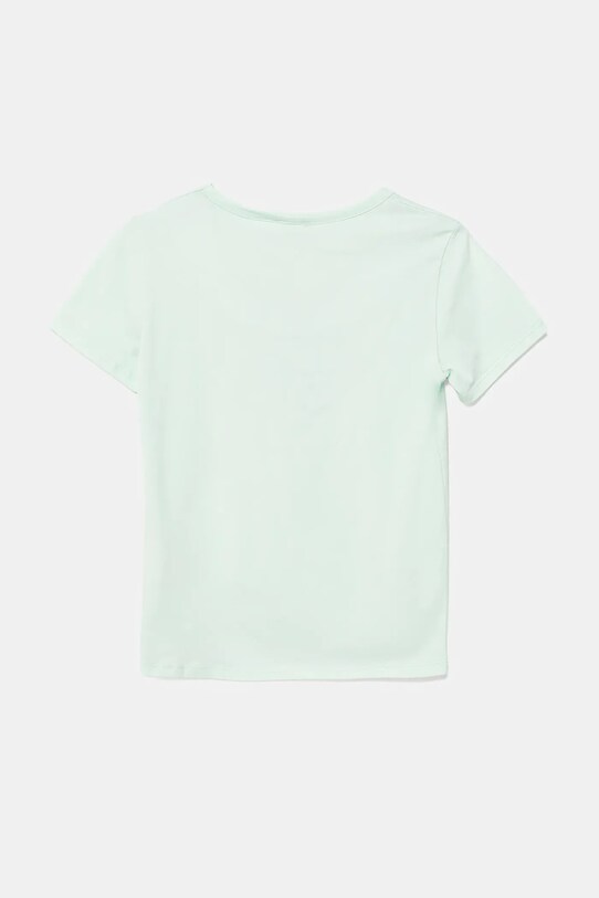 United Colors of Benetton tricou de bumbac pentru copii 3I1XC10OY.G.Seasonal turcoaz SS25