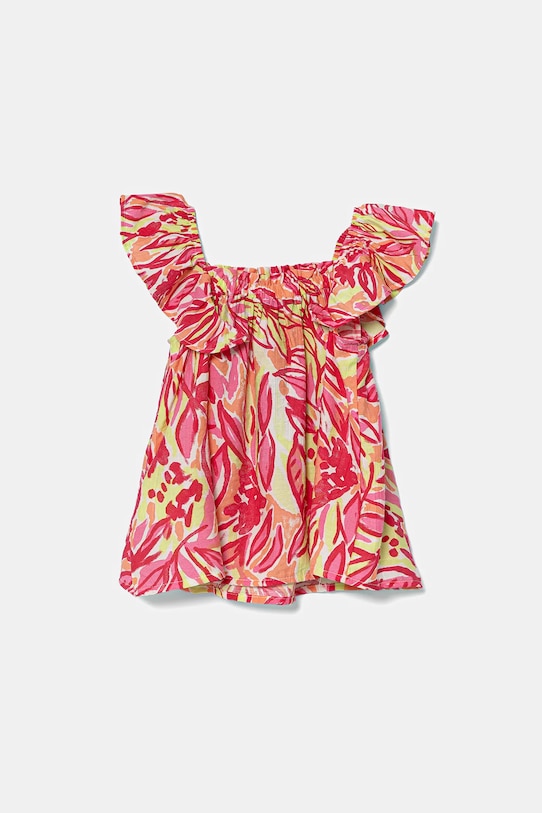 United Colors of Benetton top dziecięcy 55M6GH006.P.Seasonal różowy SS25