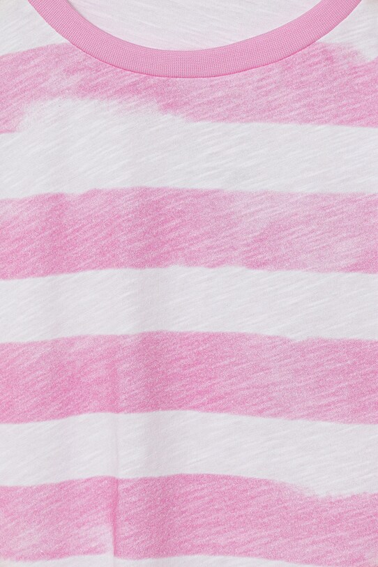Dziewczynka United Colors of Benetton t-shirt bawełniany dziecięcy 3SL3C10OW.G.Seasonal różowy