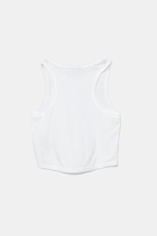 Παιδικό βαμβακερό τοπ United Colors of Benetton 31H3CH01F.G.Reproposed λευκό SS25