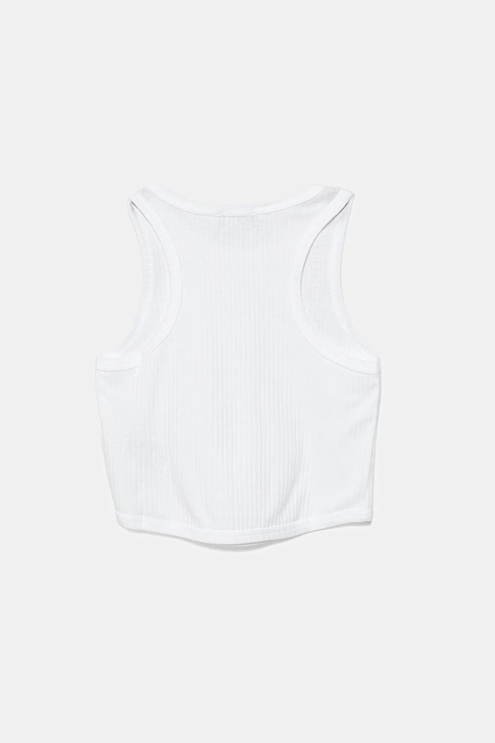 Παιδικό βαμβακερό τοπ United Colors of Benetton 31H3CH01F.G.Reproposed λευκό SS25