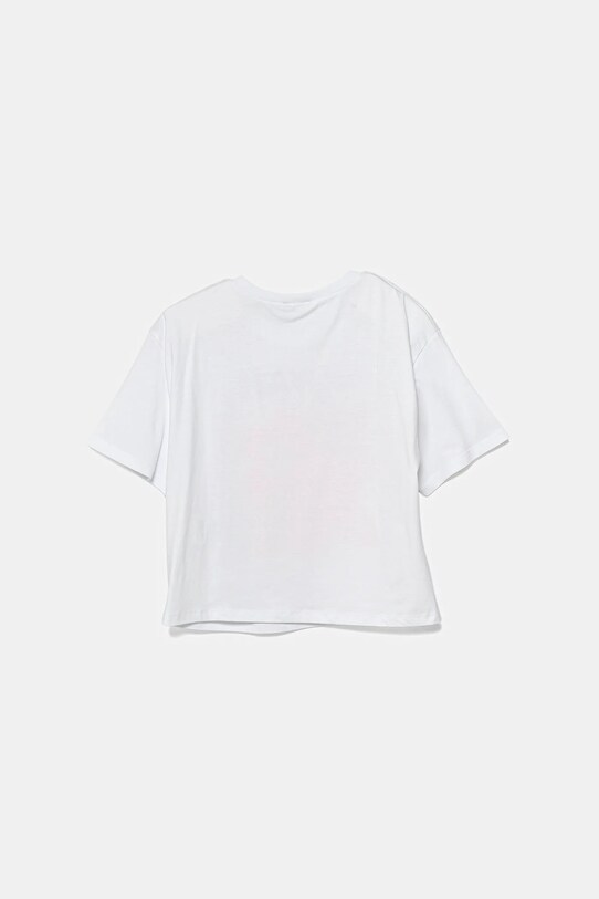 Παιδικό βαμβακερό μπλουζάκι United Colors of Benetton 35RYC10OZ.G.Seasonal λευκό SS25