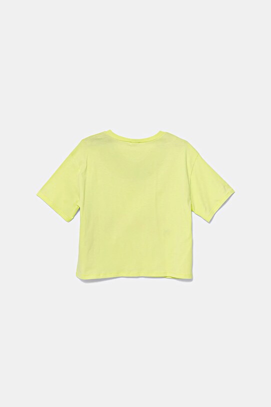 Παιδικό βαμβακερό μπλουζάκι United Colors of Benetton 35RYC10OZ.G.Seasonal πράσινο SS25