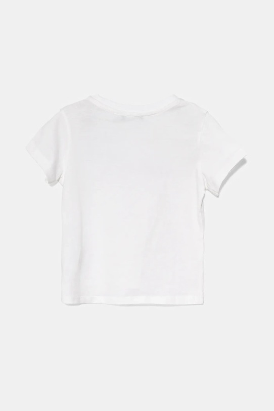 United Colors of Benetton tricou de bumbac pentru copii 3I1XG10JB.P.Seasonal alb SS25