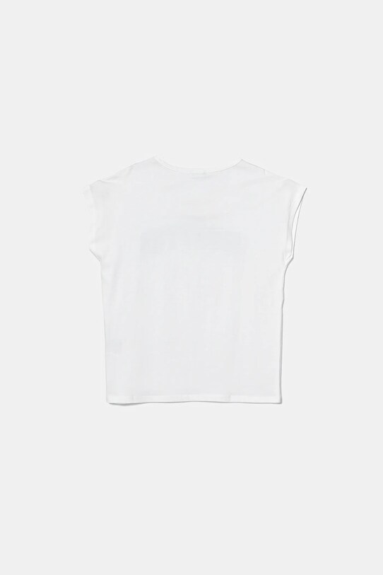 United Colors of Benetton t-shirt bawełniany dziecięcy 3I1XC10P1.G.Seasonal biały SS25