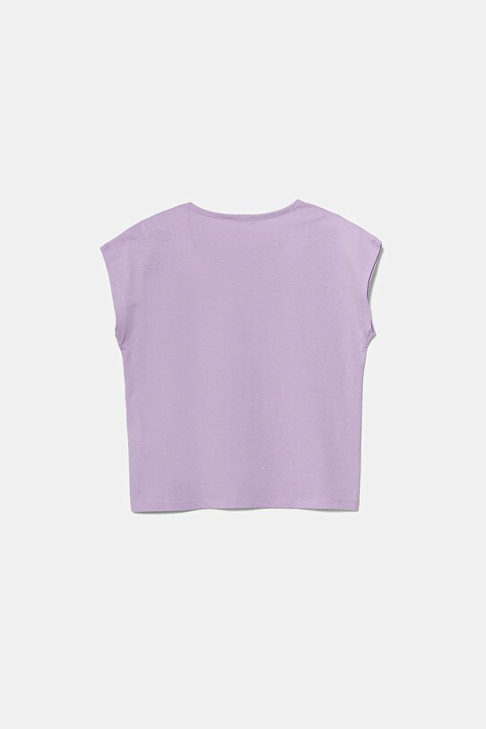 United Colors of Benetton tricou de bumbac pentru copii 3I1XC10P1.G.Seasonal violet SS25
