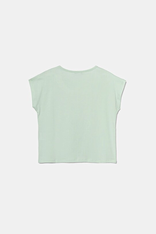 United Colors of Benetton t-shirt bawełniany dziecięcy 3I1XC10P1.G.Seasonal turkusowy SS25