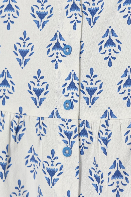 Κοριτσίστικα Παιδική βαμβακερή μπλούζα United Colors of Benetton 5MMDCH00G.G.Seasonal μπλε