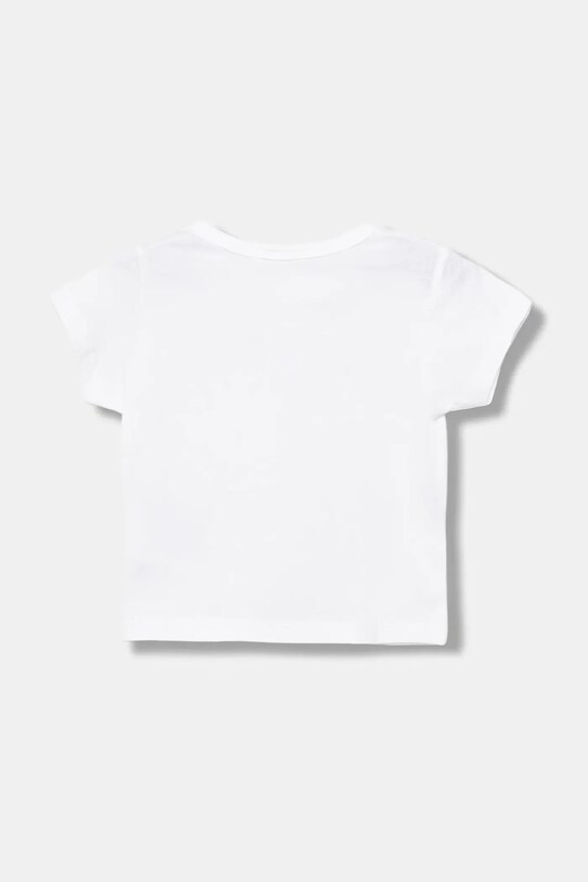 United Colors of Benetton t-shirt bawełniany niemowlęcy 3I1XA1067.W.Seasonal biały SS25