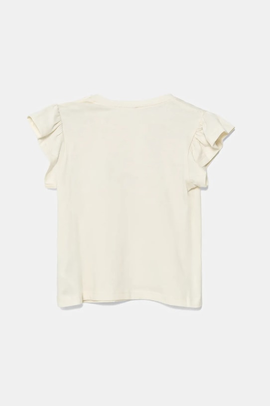 United Colors of Benetton tricou din bumbac pentru bebelusi 3096A106F.W.Seasonal bej SS25