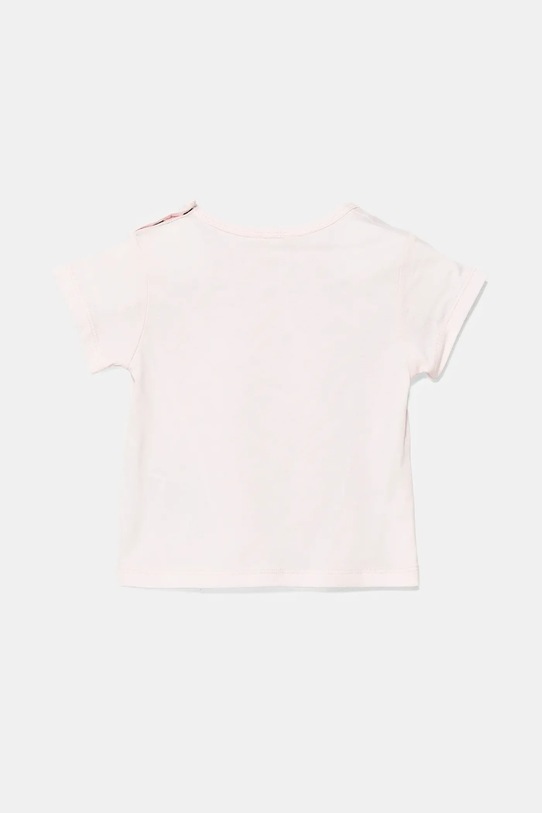 United Colors of Benetton tricou din bumbac pentru bebeluși 3I1XA1069.G.W.Seasonal roz SS25
