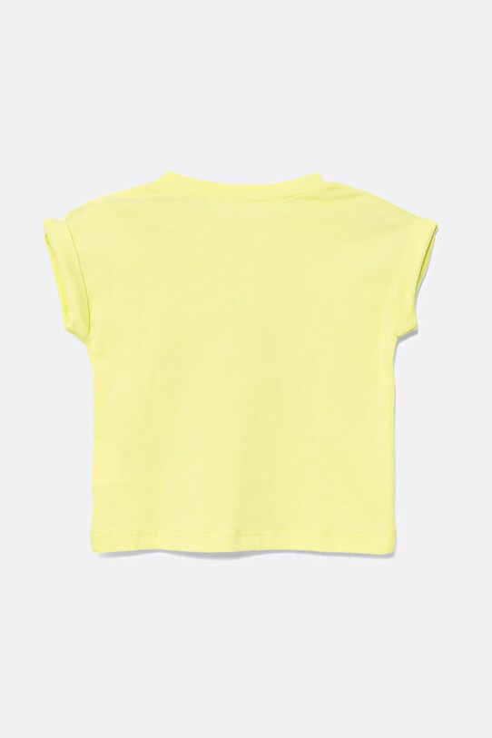 Детская хлопковая футболка United Colors of Benetton 3I1XA106A.G.W.Seasonal зелёный SS25