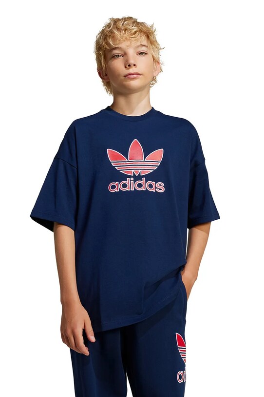 Детская хлопковая футболка adidas Originals JC9117